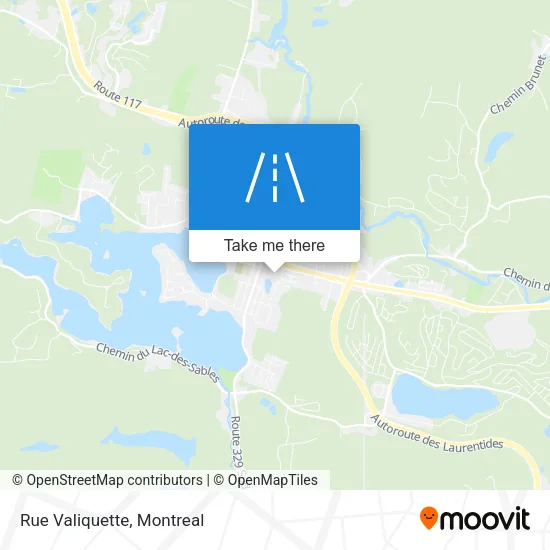 Rue Valiquette map