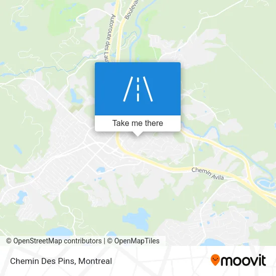 Chemin Des Pins map