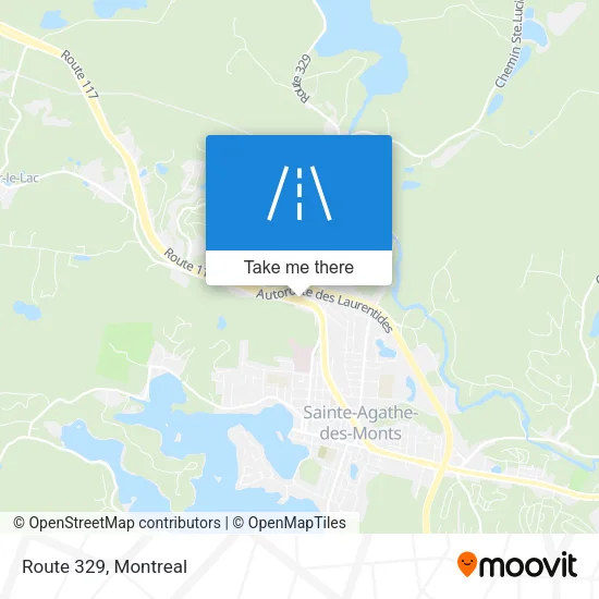 Route 329 map