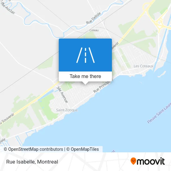 Rue Isabelle map
