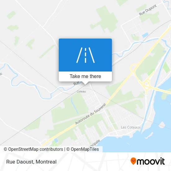 Rue Daoust map