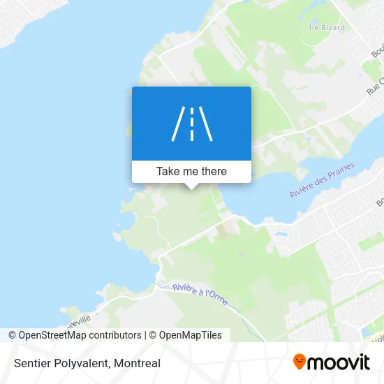 Sentier Polyvalent map