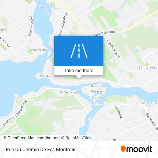 Rue Du Chemin De Fer map