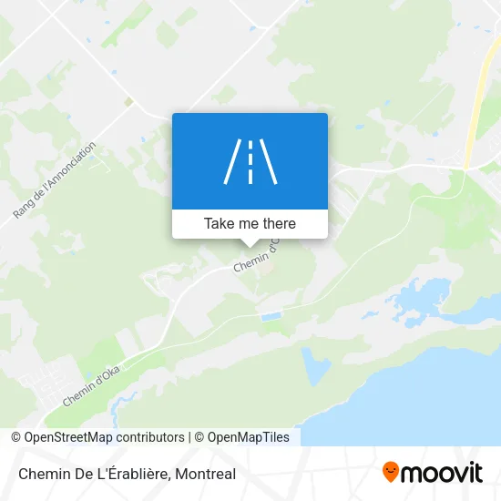 Chemin De L'Érablière map