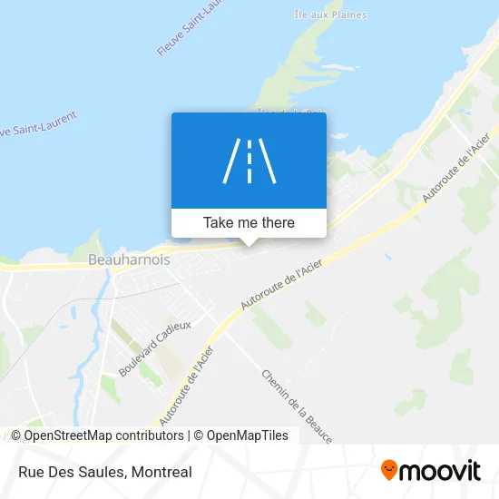 Rue Des Saules map