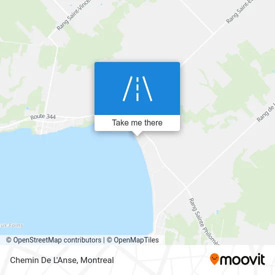 Chemin De L'Anse map