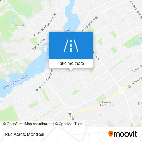 Rue Acres map