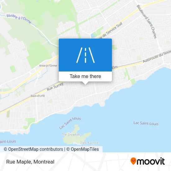 Rue Maple map