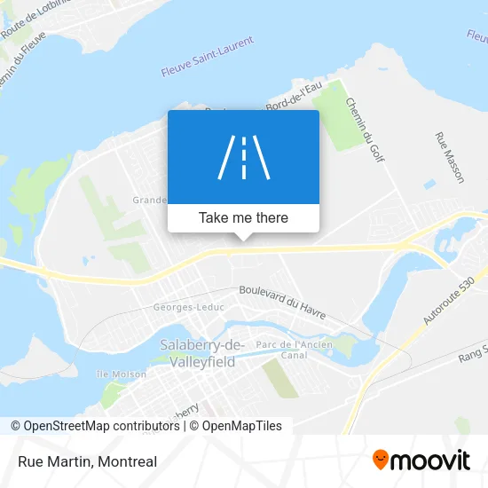 Rue Martin map