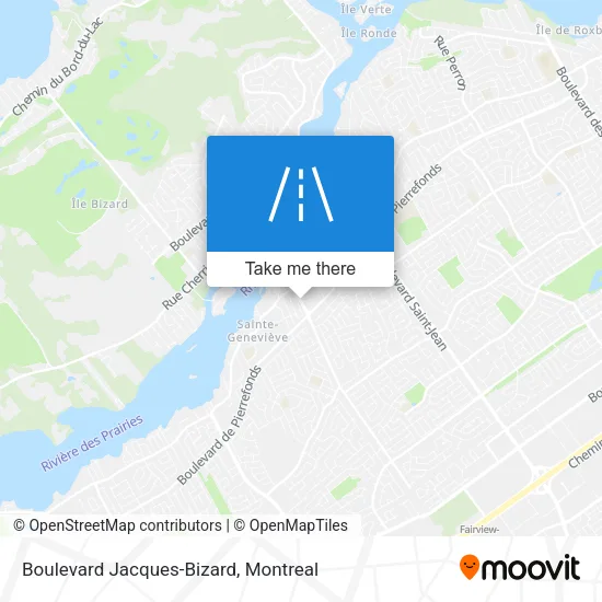 Boulevard Jacques-Bizard map