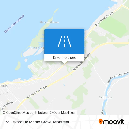 Boulevard De Maple-Grove map