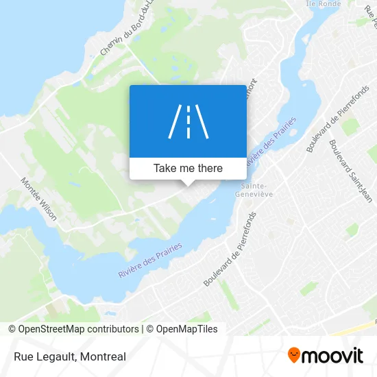 Rue Legault map