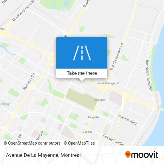 Avenue De La Mayenne map