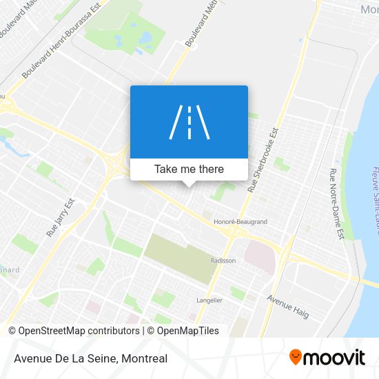 Avenue De La Seine map