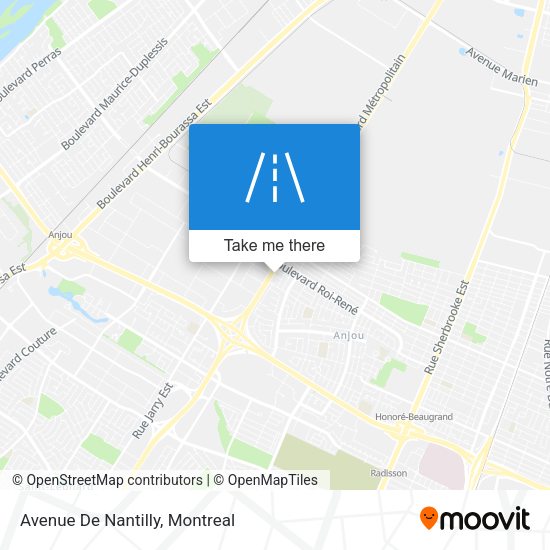 Avenue De Nantilly map