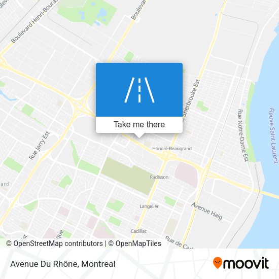 Avenue Du Rhône map