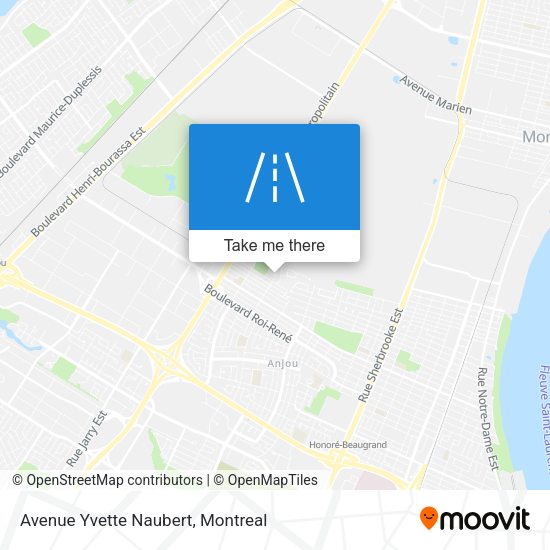 Avenue Yvette Naubert map