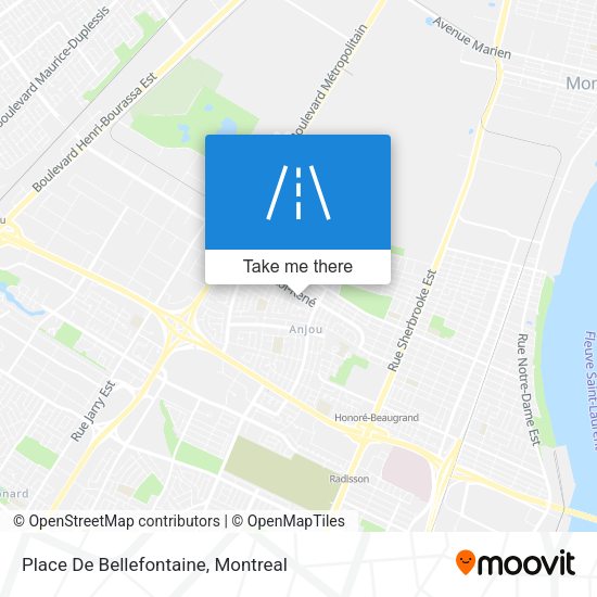 Place De Bellefontaine map