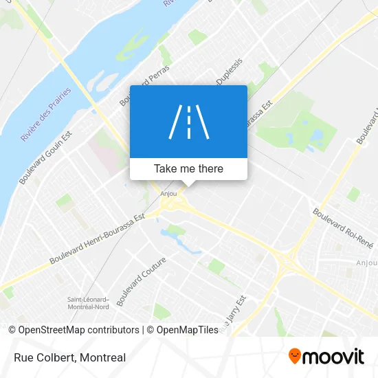 Rue Colbert map
