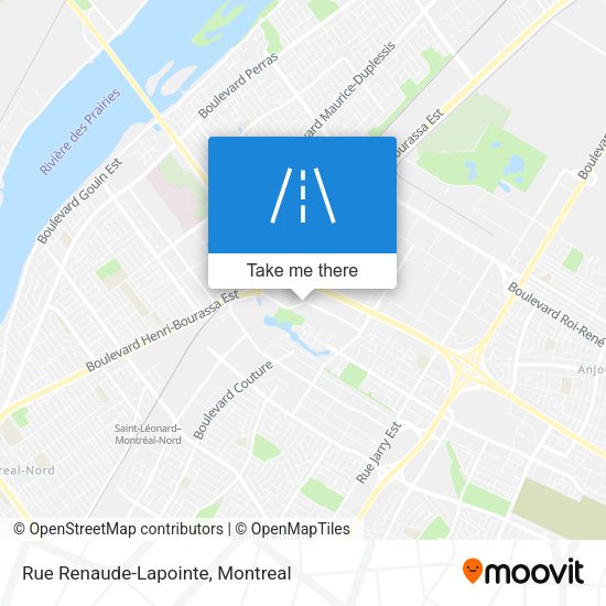 Rue Renaude-Lapointe map
