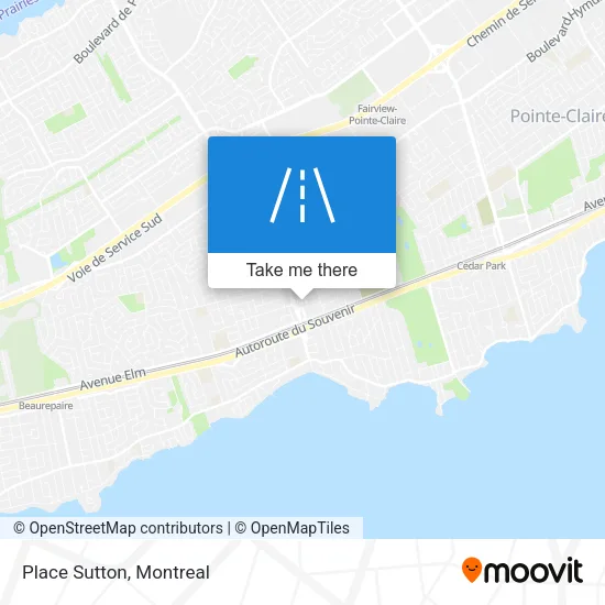 Place Sutton map