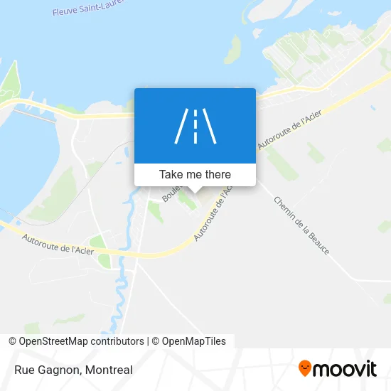 Rue Gagnon map