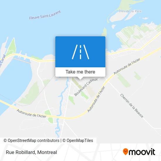 Rue Robillard map