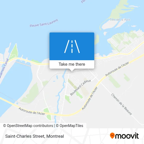 Rue Saint-Charles map