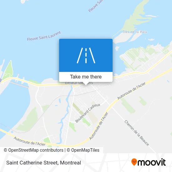Rue Sainte-Catherine map