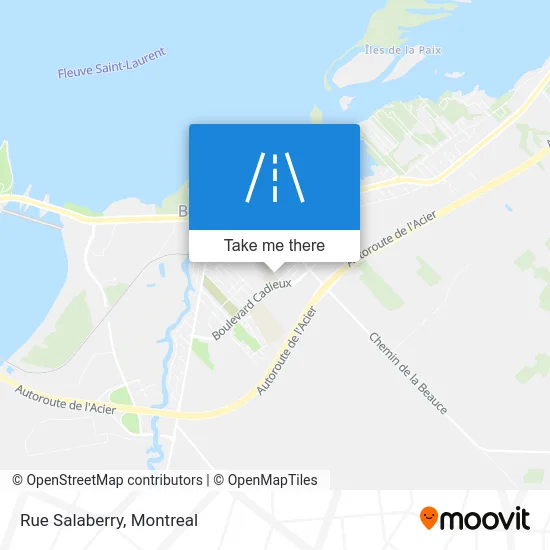 Rue Salaberry map