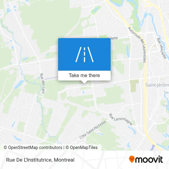 Rue De L'Institutrice map