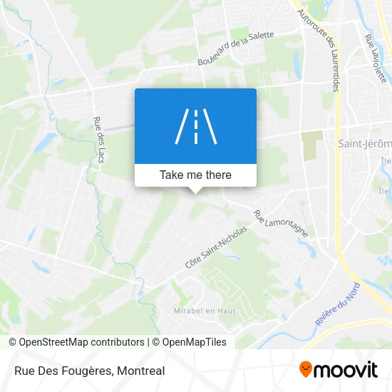 Rue Des Fougères map