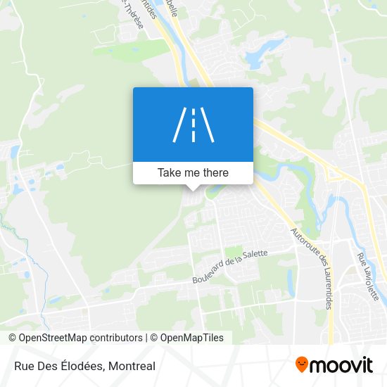 Rue Des Élodées map