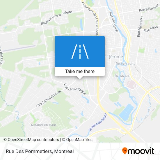 Rue Des Pommetiers map