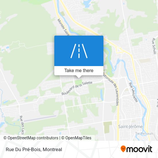Rue Du Pré-Bois map