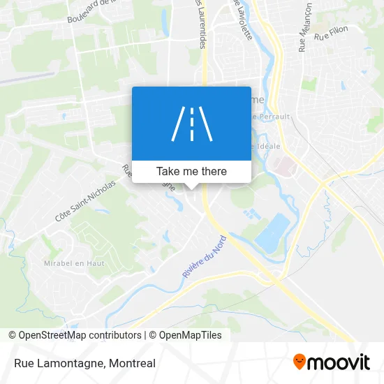 Rue Lamontagne map