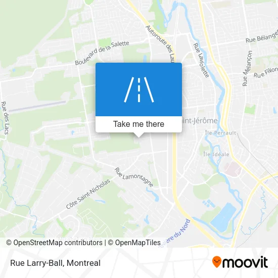 Rue Larry-Ball map