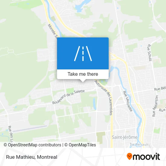 Rue Mathieu map