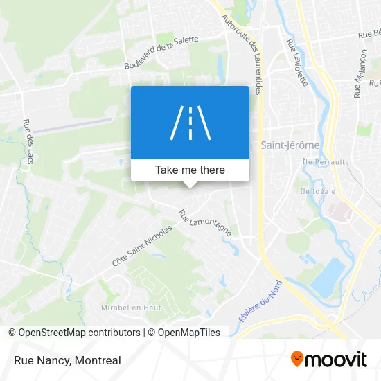 Rue Nancy map