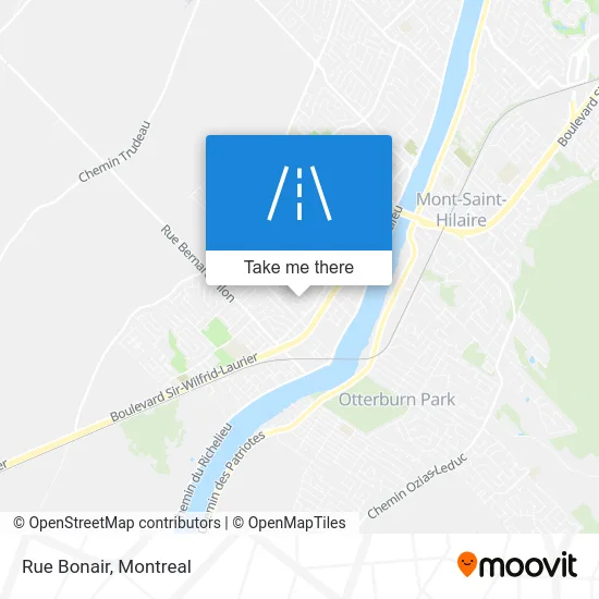 Rue Bonair map