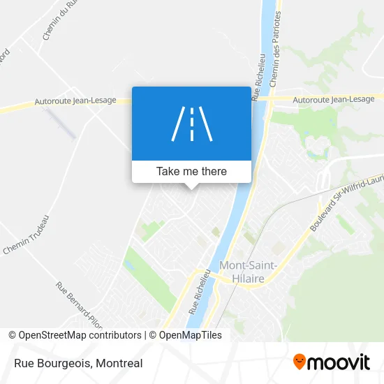 Rue Bourgeois map