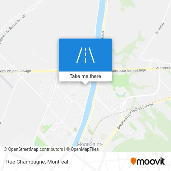 Rue Champagne map