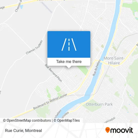 Rue Curie map