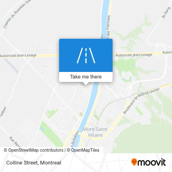 Rue De La Colline map