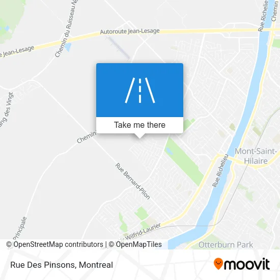 Rue Des Pinsons map