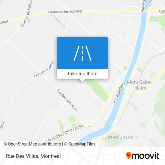 Rue Des Villas map