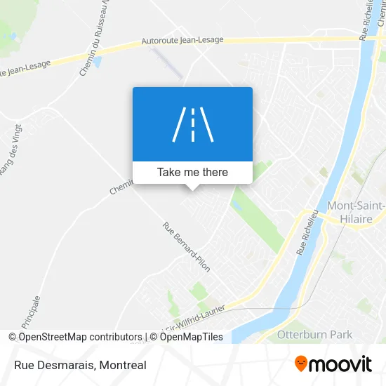 Rue Desmarais map