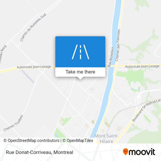 Rue Donat-Corriveau map