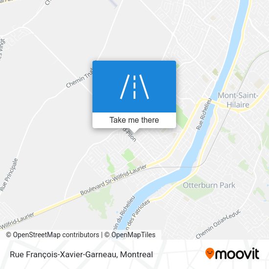 Rue François-Xavier-Garneau map