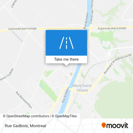 Rue Gadbois map